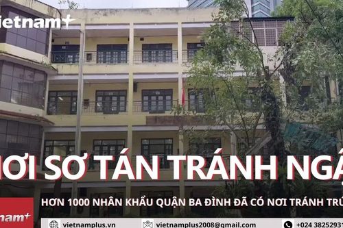 Hà Nội: Bên trong nơi sơ tán hơn 1.000 người dân 'chạy lũ' ở quận Ba Đình