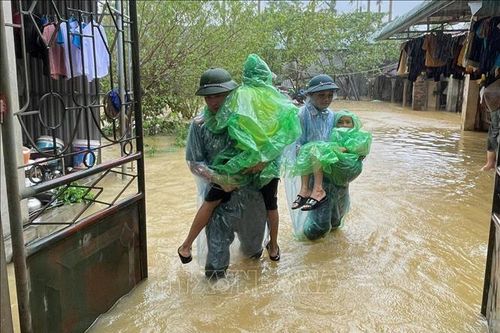 Hà Nội: Nước lũ sông Bùi dâng cao, một số khu vực ở Chương Mỹ ngập sâu