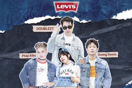 Lễ hội âm nhạc LEVI'S MUSIC EVENT 2024 bùng nổ cùng Double 2T, Dương Domic, Pháp Kiều tại SaiGon Centre