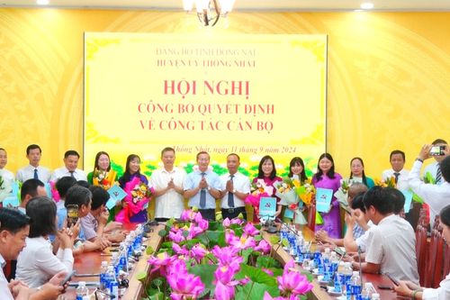 Huyện Thống Nhất điều động, bổ nhiệm 11 cán bộ