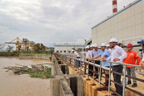 EVNGENCO2 kiểm tra, hỗ trợ khắc phục thiệt hại từ bão Yagi tại Nhiệt điện Hải Phòng và Phả Lại