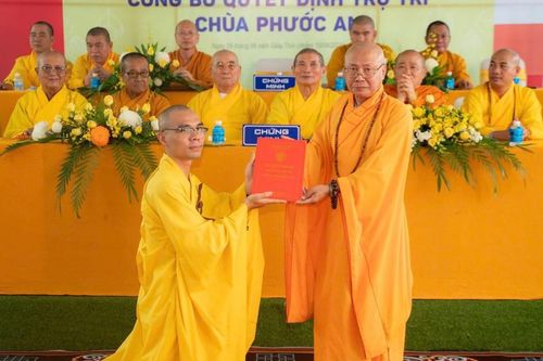 Bình Thuận: Bổ nhiệm Đại đức Thích Nguyên Đạo làm trụ trì chùa Phước An