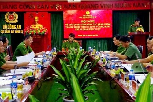 Cảnh sát hình sự tăng cường đấu tranh với các băng nhóm thanh thiếu niên vi phạm pháp luật