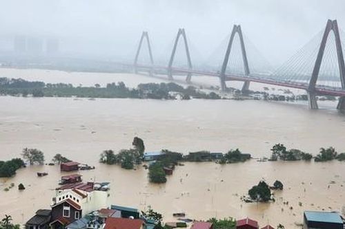 Hà Nội ban hành Lệnh báo động lũ trên sông Hồng