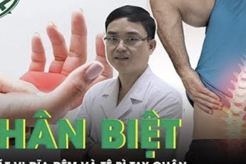Làm sao để nhận biết mình bị tê bì tay chân hay thoát vị đĩa đệm?