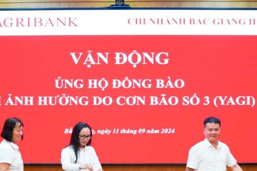 Agribank chung sức cùng các địa phương và người dân khắc phục hậu quả của cơn bão số 3
