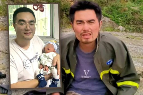 Anh hùng ngăn lũ ở Trung Quốc đón con trai đầu lòng