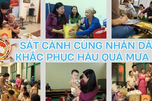 Mặt trận các cấp sát cánh cùng người dân khắc phục hậu quả bão lụt