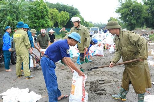 Huyện Thanh Trì: khắc phục kịp thời sự cố sau mưa bão