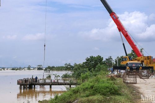Vĩnh Phúc hạ cấp báo động các sông, xử lý các điểm nguy cơ trên đê