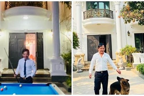 Cuộc sống của 'cây hài' đắt show Quang Tèo trong biệt thự 1.000m2
