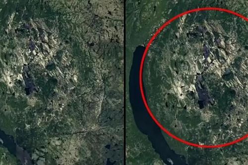 Dùng Google Maps, phát hiện cấu trúc 'lạ' ở Canada