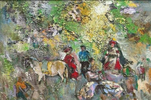 Họa sĩ Đỗ Đức triển lãm tranh xây lớp học cho Hà Giang