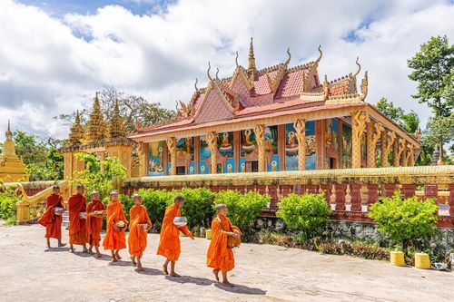 Đặc sắc ngôi chùa Khmer ở vùng biên An Giang