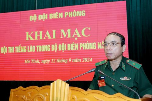 Khai mạc Hội thi tiếng Lào trong BĐBP năm 2024