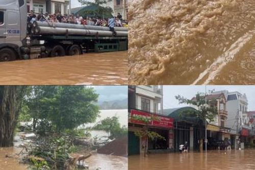 Người dân Bắc Giang chật vật chống chọi với mưa lũ