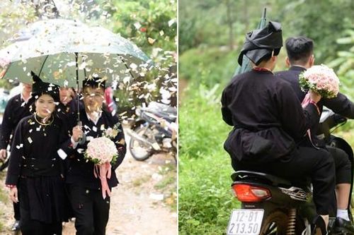 Đang rước dâu gặp sạt lở, chú rể người Nùng gửi xe hoa làm điều bất ngờ