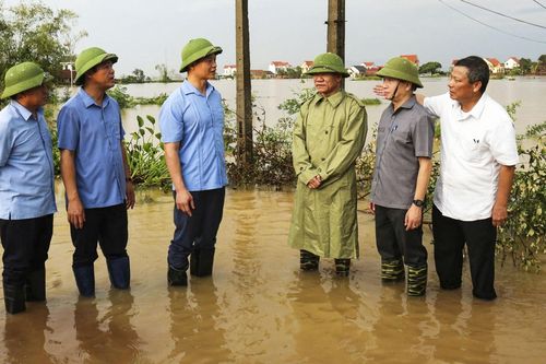 Lãnh đạo tỉnh Bắc Ninh, Bắc Giang chỉ đạo khắc phục sự cố ở trạm bơm