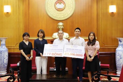Doanh nghiệp Nhật Bản trao tặng hơn 1,2 tỷ đồng ủng hộ đồng bào vùng bão lũ miền Bắc