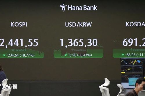 Các nhà đầu tư nước ngoài bán tháo cổ phiếu Hàn Quốc
