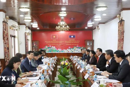 Tăng cường hợp tác giữa hai Ban Tổ chức Trung ương Việt Nam-Lào