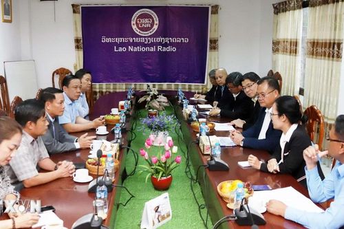 Lào đánh giá cao việc hợp tác giữa hai Hội Nhà báo Việt Nam-Lào