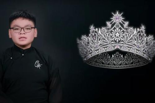 Vương miện của Miss Universe Vietnam 2024 do cậu bé 13 tuổi thiết kế