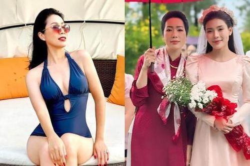 'Mẹ' Thúy Diễm tự tin mặc áo tắm, đẹp quyến rũ ở tuổi U60