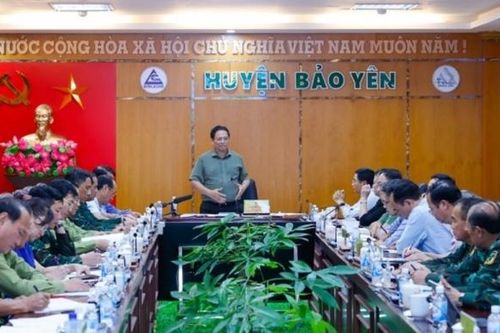 Thủ tướng Phạm Minh Chính chỉ đạo khắc phục thiên tai tại tỉnh Lào Cai
