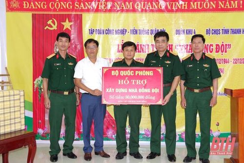 Khánh thành 'Nhà đồng đội' cho quân nhân có hoàn cảnh khó khăn