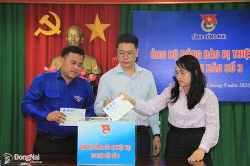 Cán bộ, đoàn viên, thanh thiếu nhi Đồng Nai chung sức, đồng lòng cùng cả nước khắc phục hậu quả thiên tai