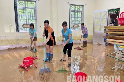 Ngành giáo dục tập trung khắc phục hậu quả bão số 3