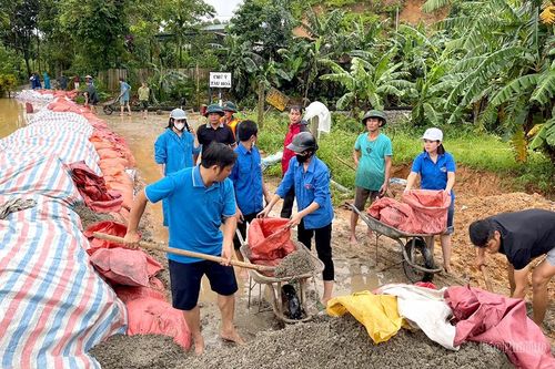 Huy động trên 2.600 đoàn viên thanh niên hỗ trợ ứng phó, khắc phục hậu quả mưa bão