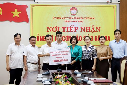 Tiếp nhận 340 triệu đồng ủng hộ khắc phục thiệt hại do bão số 3