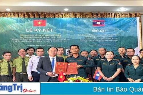 Quảng Trị và Salavan tăng cường hợp tác quản lý bảo vệ rừng, động vật hoang dã
