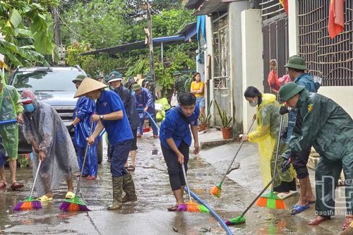 Trên 9.400 thanh niên tình nguyện hỗ trợ khắc phục hậu quả mưa lũ
