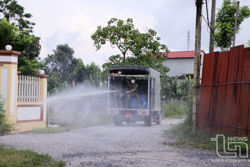 Khử khuẩn diện rộng những vùng bị ngập lụt tại TP. Thái Nguyên