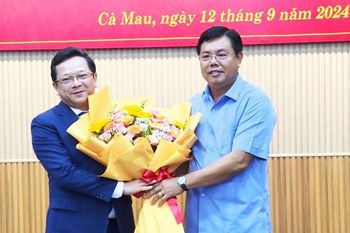 Phó trưởng Ban Kinh tế Trung ương giữ chức Phó bí thư tỉnh ủy Cà Mau