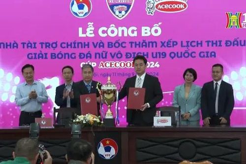 Acecook lần đầu tiên tài trợ cho giải U19 nữ VĐQG 2024