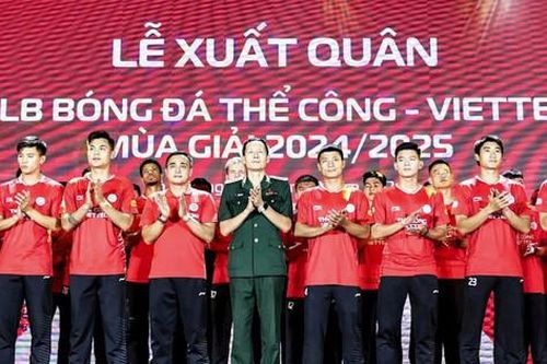 Thể Công Viettel đặt mục tiêu đua ngôi vô địch V.League 2024-2025