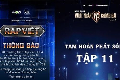 Rap Việt dời lịch phát sóng, nghệ sĩ Việt hoãn show để chia sẻ với người dân