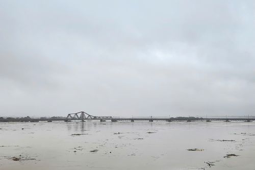 Lũ trên sông Hồng xuống dưới báo động 2