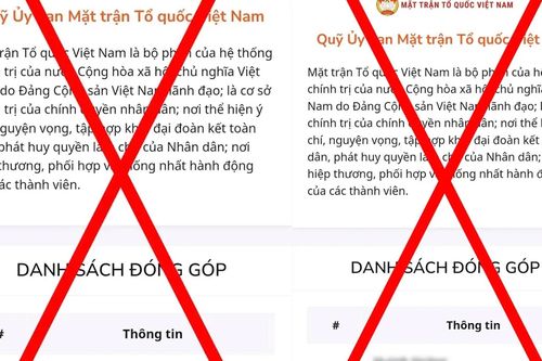 Cảnh báo về các website giả mạo Ủy ban Trung ương Mặt trận Tổ quốc Việt Nam