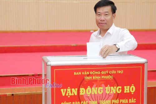 Bình Phước phát động ủng hộ đồng bào khắc phục hậu quả bão lũ