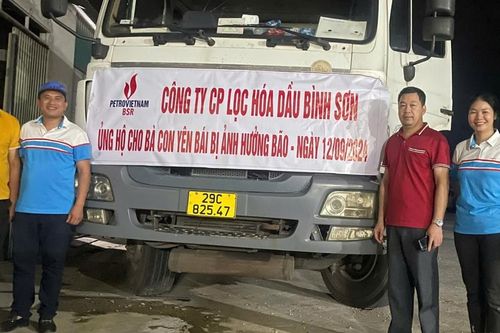 BSR hỗ trợ 20.000 lít dầu để Yên Bái khắc phục hậu quả do bão lũ