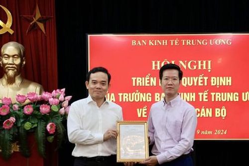 Ban Kinh tế Trung ương bổ nhiệm tân Vụ trưởng