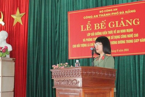 Hoàn thành khóa bồi dưỡng kiến thức an ninh mạng và phòng, chống tội phạm sử dụng công nghệ cao