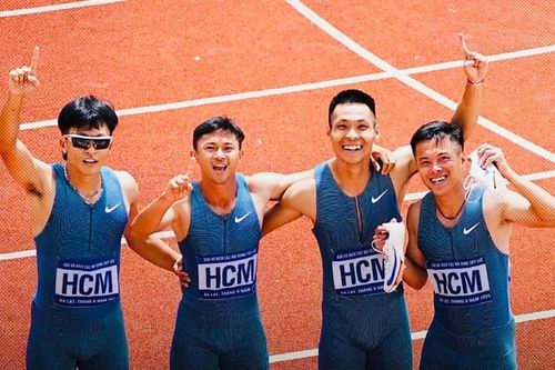 Điền kinh TPHCM giành HCV giải tiếp sức vô địch quốc gia 2024