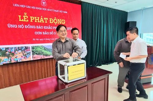 VUSTA phát động ủng hộ đồng bào khắc phục hậu quả cơn bão số 3 Yagi