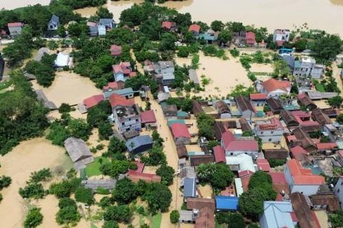 Hà Nội: Ngập lụt ở Chương Mỹ có thể kéo dài thêm 10-13 ngày